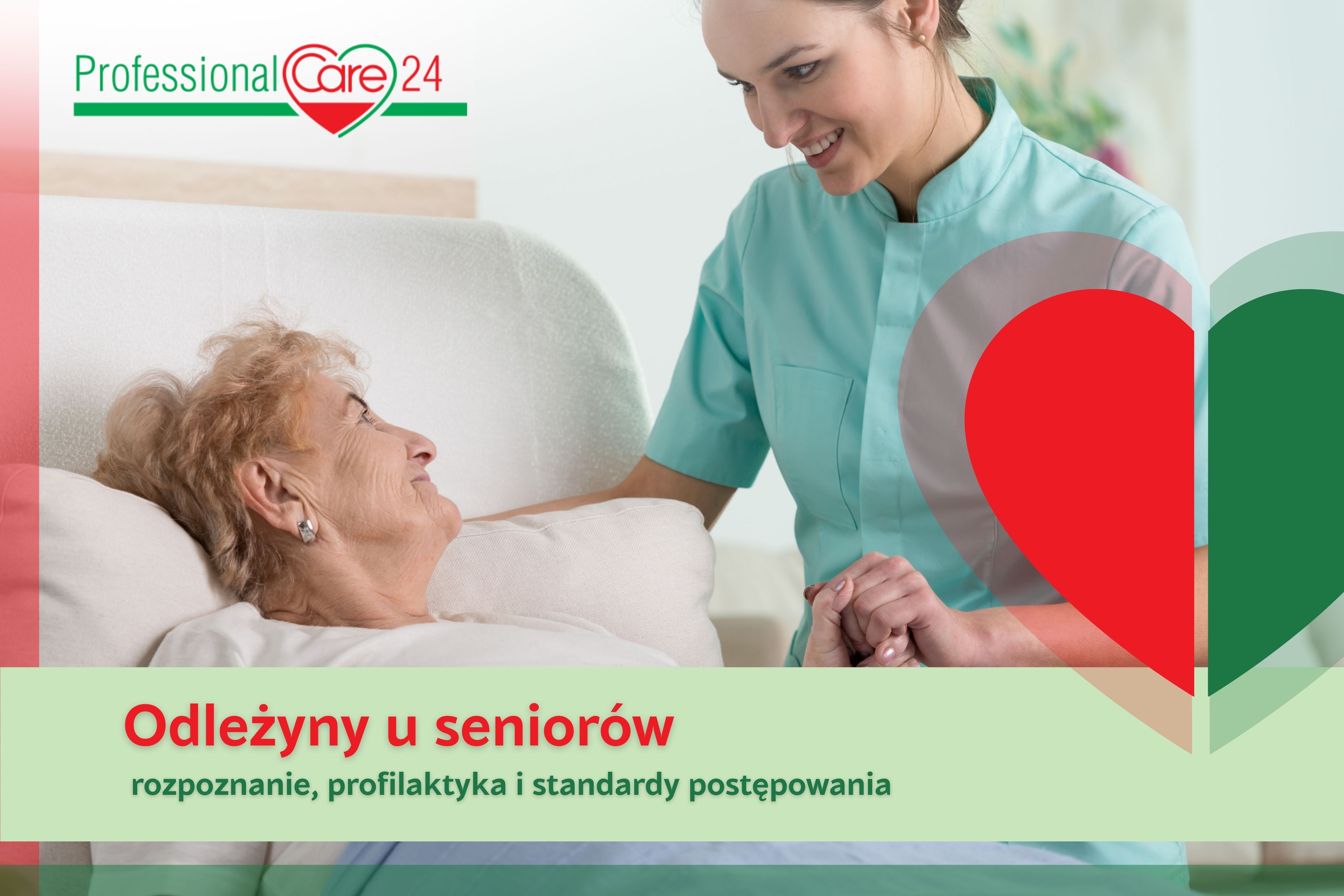 Opiekunka pielęgnuje seniora, który ma odleżyny